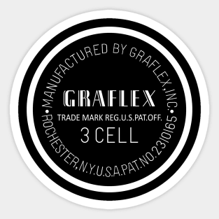 Graflex Inc. Pat. Number Shirt Version 3 Sticker